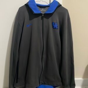Nike Kentucky Zip Up Jacket - Blue & Dark Gray - Size XL